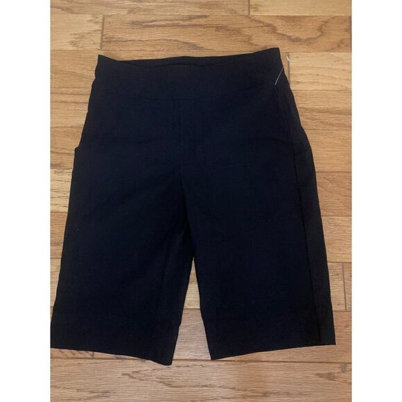 NWOT Truth By Republic women's Black pull on mid rise dress Shorts size XS - Picture 1 of 8